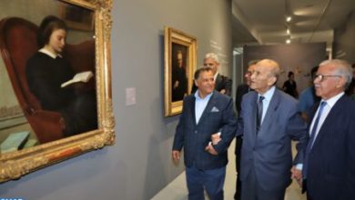 Photo de Abderrahmane Youssoufi au Musée Mohammed VI d’Art Moderne et Contemporain, une visite « symbolique » et un « geste fort » en faveur de la culture