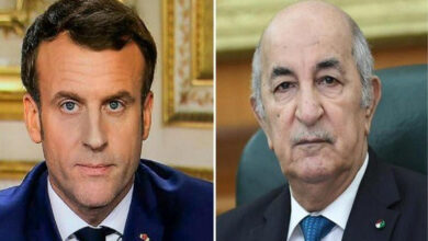 Photo de Communication téléphonique entre le Président Tebboune et son homologue français