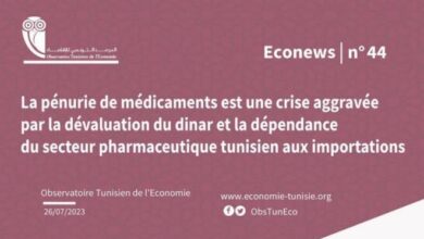 Photo de L’OTE : la dévaluation du dinar est un facteur majeur de la pénurie de médicaments