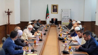 Photo de Belmehdi préside une réunion périodique de la commission ministérielle de la Fatwa
