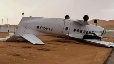 Tempête en Algérie : un avion d’Air Express renversé