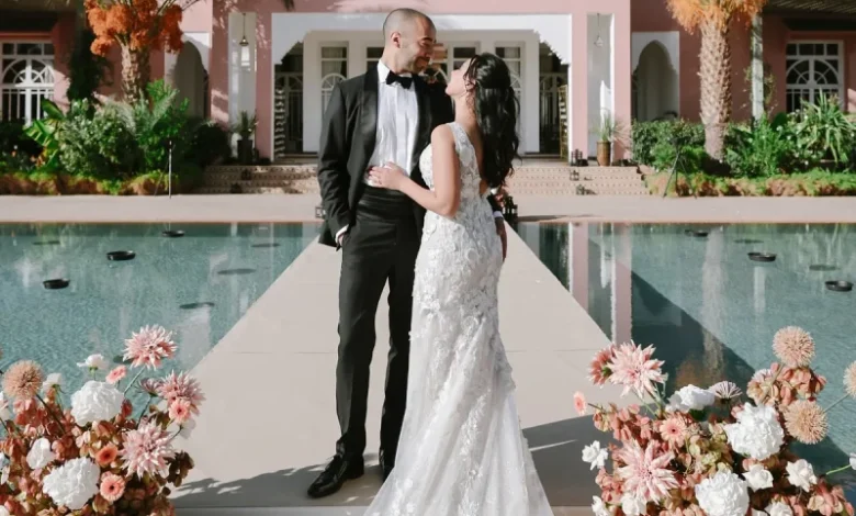 Sammy Mahdi et Nawal Farih célèbrent leur mariage de rêve à Marrakech